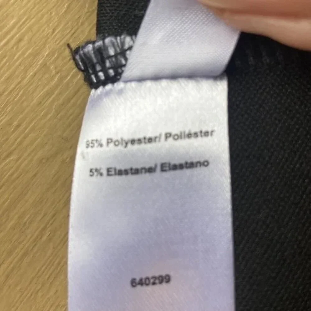 Like New Venus Color Block Bodycon Dress Blue, White & Black Cocktail Sz L - Picture 6 of 8